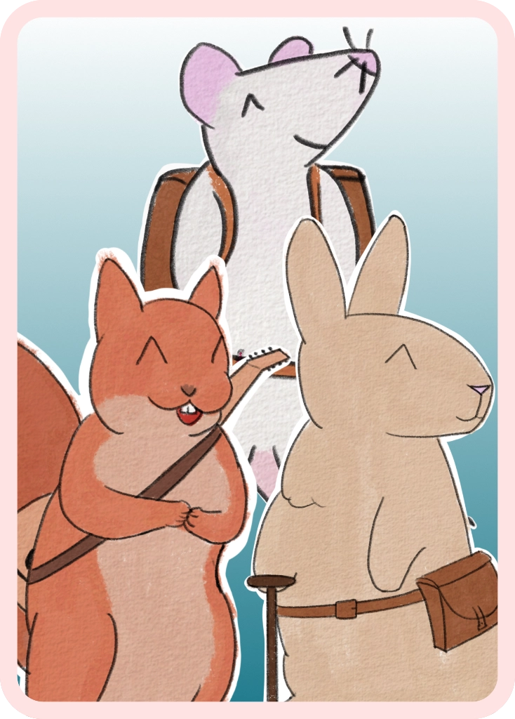 Front design of the Pokemon Card, with the stats and info around the edge